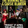 The Burning Hell & Carsie Blanton THE BURNING HELL, Carsie Blanton gig poster