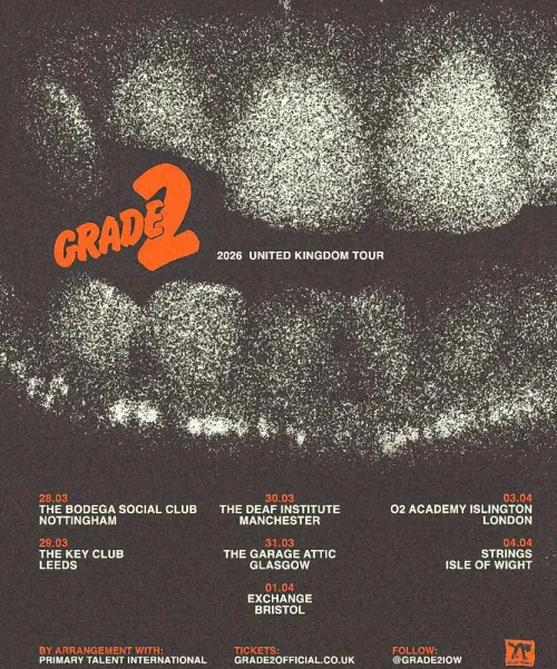 GRADE 2 2026 UNITED KINGDOM TOUR