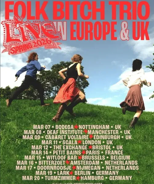 FOLK BITCH TRIO LIVE IN EUROPE & UK