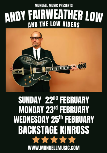 ANDY FAIRWEATHER LOW AND THE LOW RIDERS