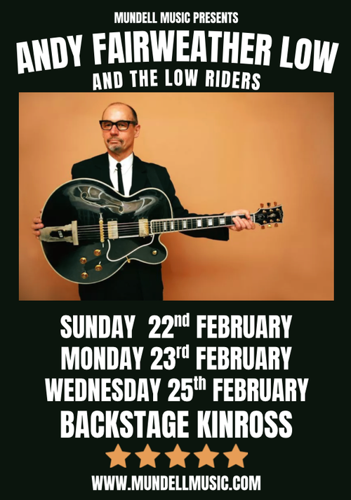 ANDY FAIRWEATHER LOW AND THE LOW RIDERS