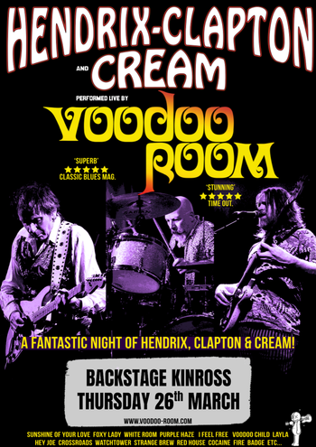 HENDRIX-CLAPTON and CREAM