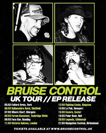 BRUISE CONTROL UK TOUR // EP RELEASE