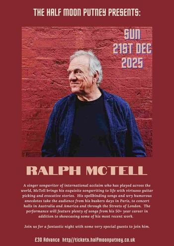 THE HALF MOON PUTNEY PRESENTS: