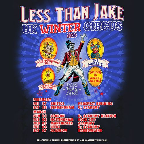 Less Than Jake UK Winter Circus 2026