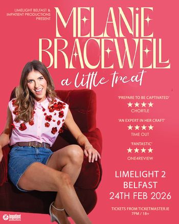 a little treat Melanie Bracewell at Limelight 2 on 24 February 2026 gig poster