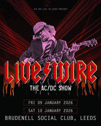 LIVE WIRE january 2026 tour poster