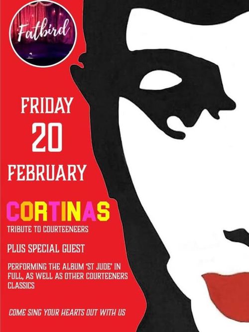 CORTINAS at Fatbird on 20 February 2026 gig poster