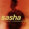 sasha Champagne Breakfast gig poster