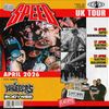 SPEED UK TOUR BODYWEB, WILDFACE, SPEED gig poster