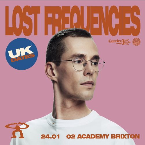 Lost Frequencies at O2 Academy Brixton on 24 January 2026 gig poster