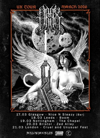 UK Tour Abyss Dweller march 2026 tour poster