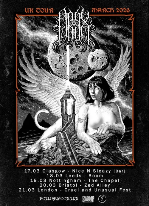 UK Tour Abyss Dweller march 2026 tour poster