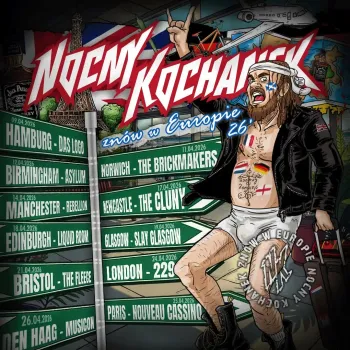 Nocny Kochanek at 229 Club on 24 April 2026 gig poster