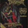 Yellowgoats & Slit Throats Devastator, Bloodsaw, Struck a Nerve gig poster