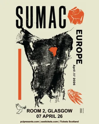 SUMAC EUROPE SUMAC at Room 2 on 7 April 2026 gig poster