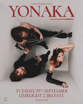 YONAKA at Limelight 2 on 29 September 2026 gig poster