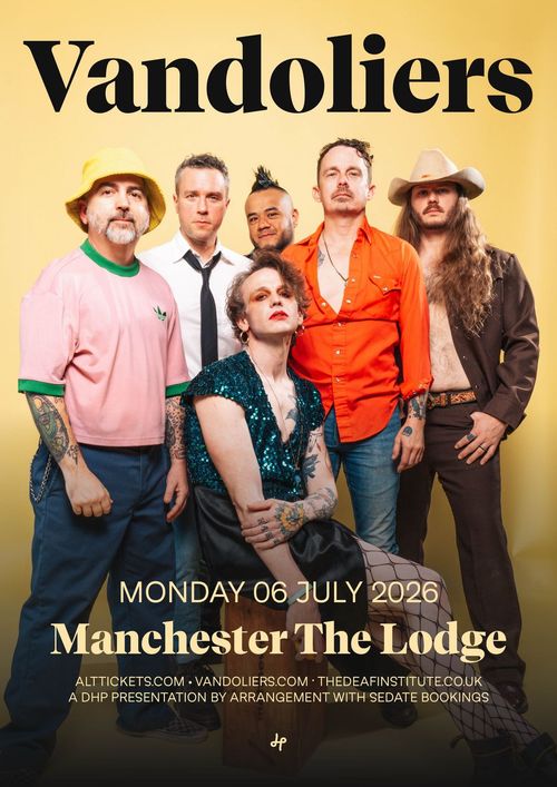 Vandoliers at The Lodge on 6 July 2026 gig poster