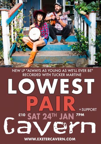 LOWEST PAIR at Cavern on 24 January 2026 gig poster