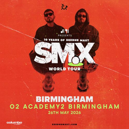 10 Years of Seedhe Maut SM.X at O2 Academy2 Birmingham on 26 May 2026 gig poster