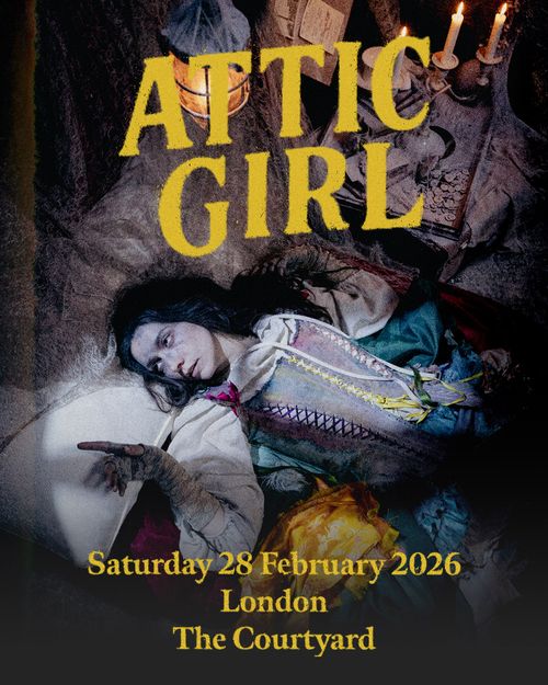 ATTIC GIRL at The Courtyard on 28 February 2026 gig poster