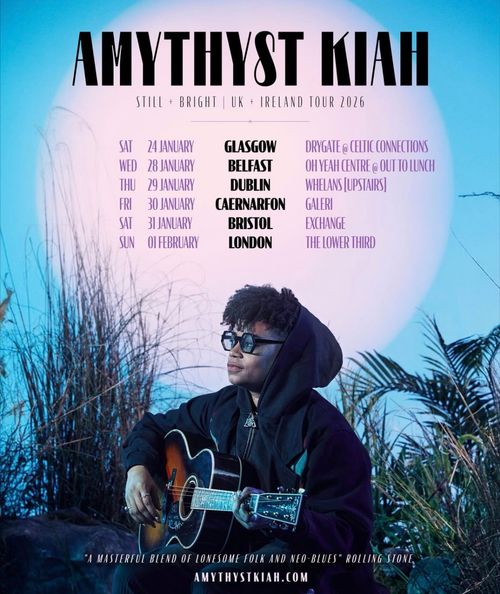 AMYTHYST KIAH january 2026 to february 2026 tour poster