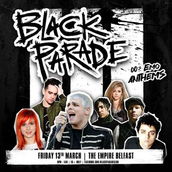 BLACK PARADE at The Empire on 13 March 2026 gig poster