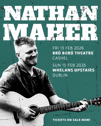 NATHAN MAHER at Whelans Upstairs on 15 February 2026 gig poster