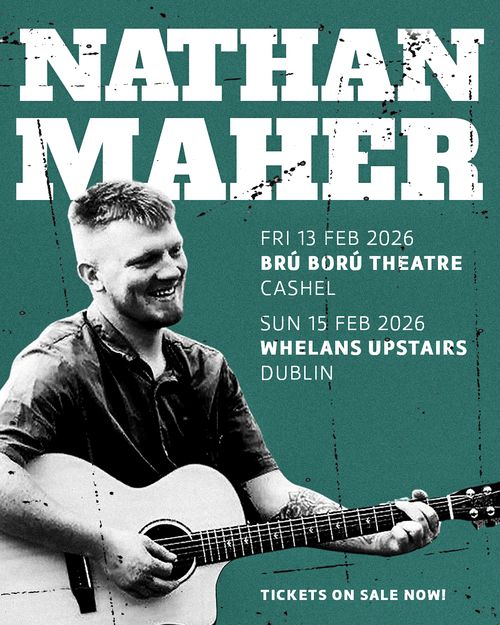 NATHAN MAHER february 2026 tour poster