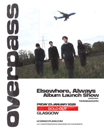Elsewhere, Always Album Launch Show overpass, The Rooks at Glasgow on 23 January 2026 gig poster
