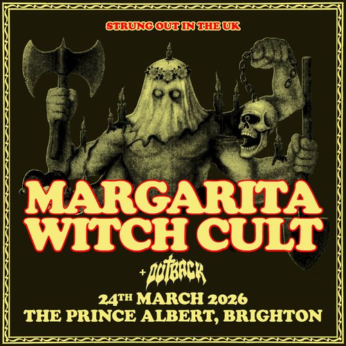 MARGARITA WITCH CULT OUTBACK at THE PRINCE ALBERT on 24 March 2026 gig poster