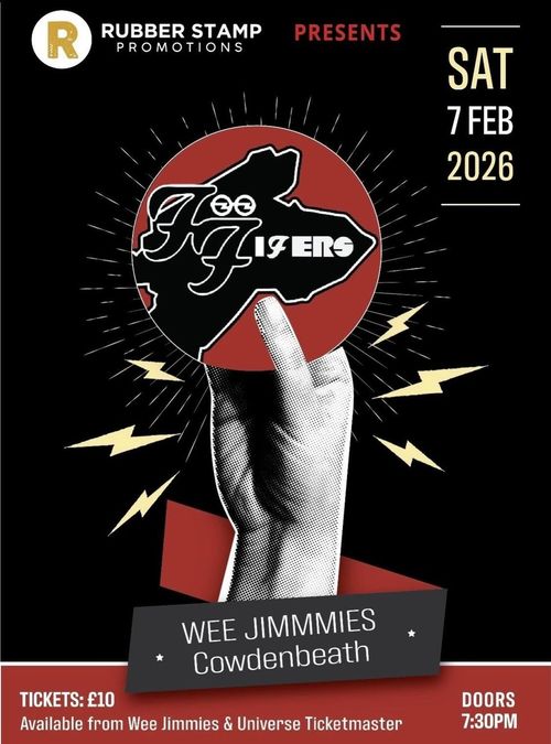 Wee Jimmies at Cowdenbeath on 7 February 2026 gig poster