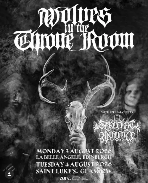 Wolves in the Throne Room Spectral Wound august 2026 tour poster