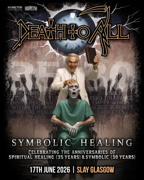 Death To All at Slay on 17 June 2026 gig poster