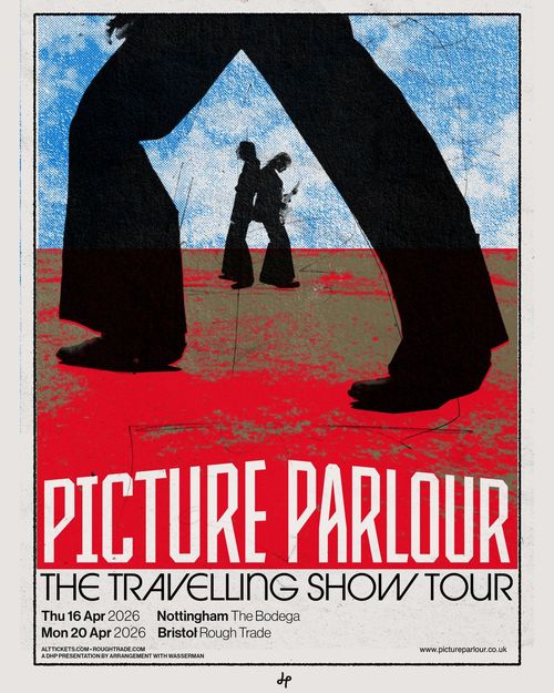 THE TRAVELLING SHOW TOUR picture parlour april 2026 tour poster