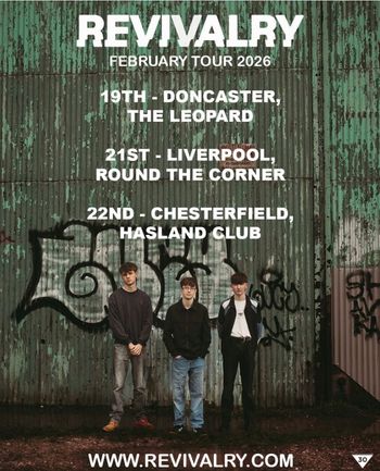REVIVALRY at Hasland Club on 22 February 2026 gig poster