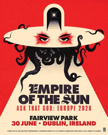 EMPIRE OF THE SUN at Fairview Park on 30 June 2026 gig poster