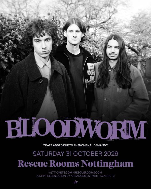 BLOODWORM at Rescue Rooms on 31 October 2026 gig poster