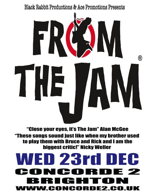 FROM THE JAM at CONCORDE 2 on 23 December 2026 gig poster
