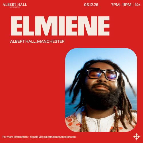 ELMIENE at Albert Hall on 6 December 2026 gig poster