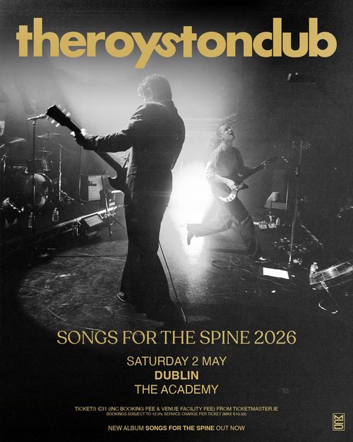Songs For The Spine 2026 theroystonclub at The Academy on 2 May 2026 gig poster