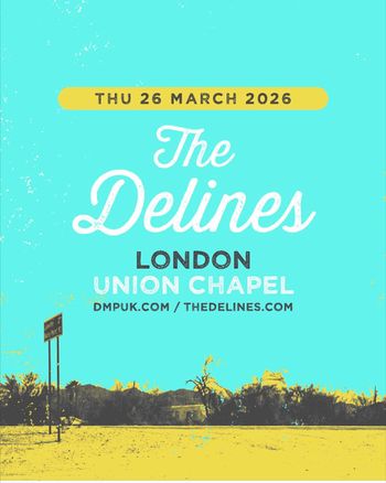The Delines at Union Chapel on 26 March 2026 gig poster