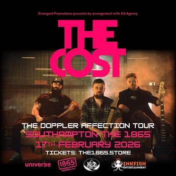 THE COST at The 1865 on 17 February 2026 gig poster