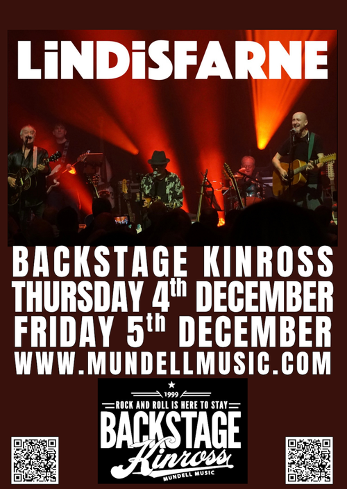 LiNDisFARNE december 2025 tour poster