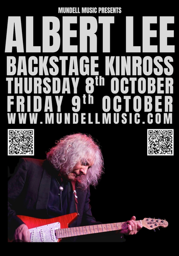ALBERT LEE october 2026 tour poster