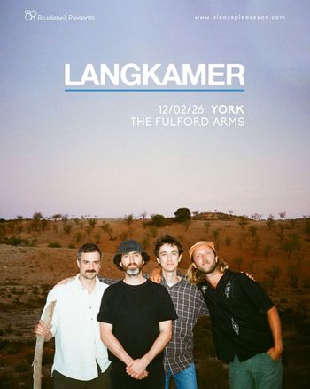 LANGKAMER at The Fulford Arms on 12 February 2026 gig poster