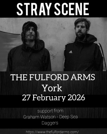 STRAY SCENE Graham Watson - Deep Sea Daggers at THE FULFORD ARMS on 27 February 2026 gig poster