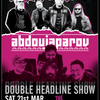 DOUBLE HEADLINE SHOW HEADSTICKS, abdoujaparov gig poster