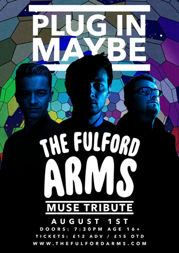 PLUG IN MAYBE MUSE TRIBUTE august 2026 tour poster