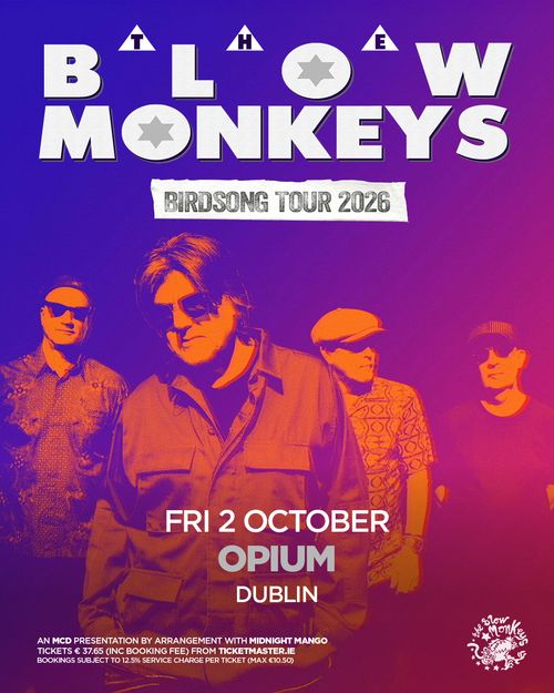 BLOW MONKEYS at Opium on 2 October 2026 gig poster